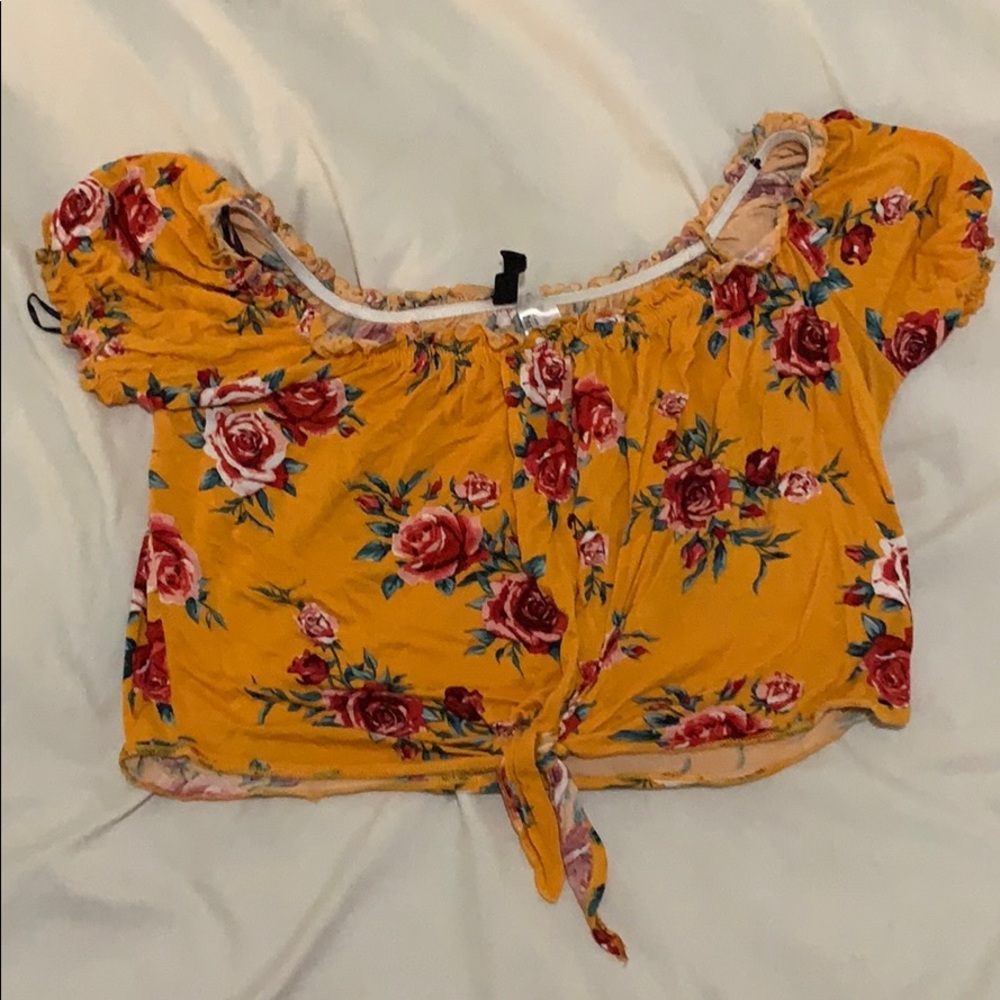 Floral drop top